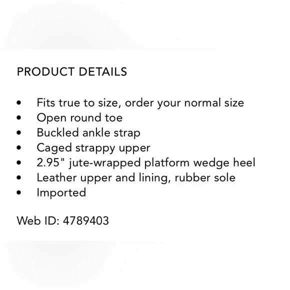 NWT (no box) Tory Burch Women's Fisherman Espadrille Platform Wedge Sandals - Picture 5 of 9